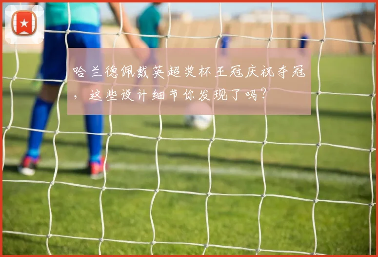 哈兰德佩戴英超奖杯王冠庆祝夺冠,这些设计细节你发现了吗?